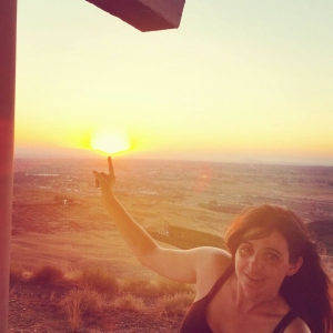 I can hold the sun up with one finger! This was a fun night. Taken in Prosser, Washington. 